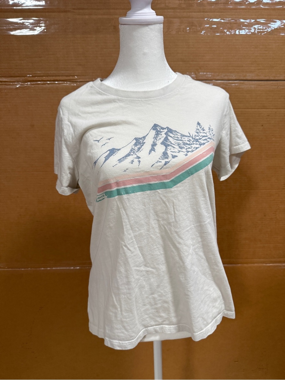 Levi’s Mountain Graphic Crewneck Tee - Cream